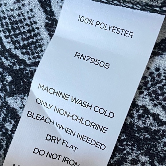 Laurie Felt Animal-Print Duster BLACK SNAKE Small Polyester Printed - Picture 10 of 16